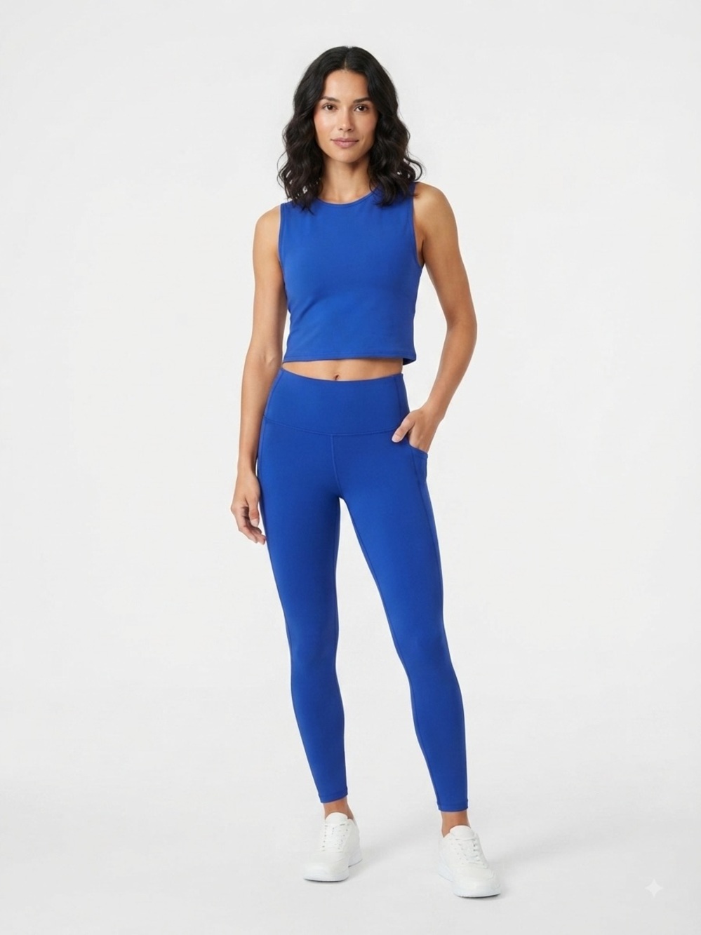 Revolve IVL Collective  High-Waisted Leggings & Crop Tank Set Size 2 yoga sporty